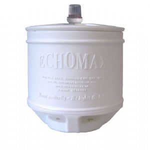 Echomax EM230 Compact Radar Reflector -White with Lalizas White Light (click for enlarged image)